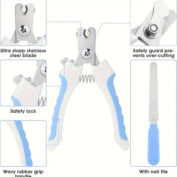 9-Piece Pet Grooming Kit | Brushes, Clippers & Care Tools