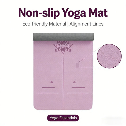 Yoga mat for girls, shock absorption, silent non-slip floor mat, home thickened sports, dance fitness