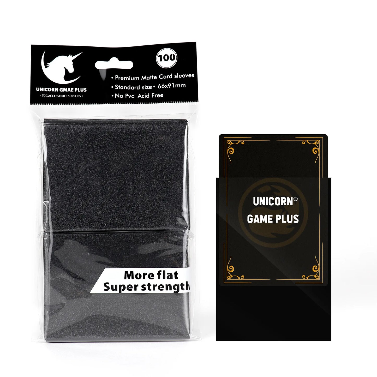 100Pcs/Set 66x91mm Matte Standard Size Card Sleeves TCG Trading Cards Protector for Tarot Shield Board Games Magical Cover PKM