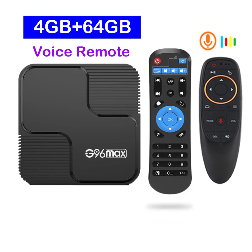 Smart TV Box G96 Max Android 14 Allwinner H618 Support Dual Band Wifi 2.4G 5G Wifi6 AV1 8K 8GB 32GB 64GB 128GB ATV Media Player