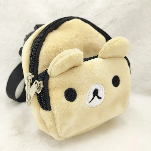 Pet Dog Backpack Durable Puppy Self Carry Backpack Adjustable Leash Cartoon Portable Harness Teddy Dog Outdoor Snack Bag