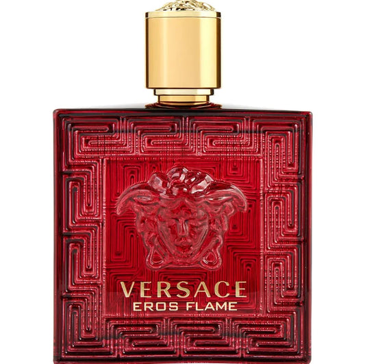 Versace Eros Flame men Eau De Parfum Spray 100ml Tester woody notes Covered or uncovered, random packaging is rudimentary