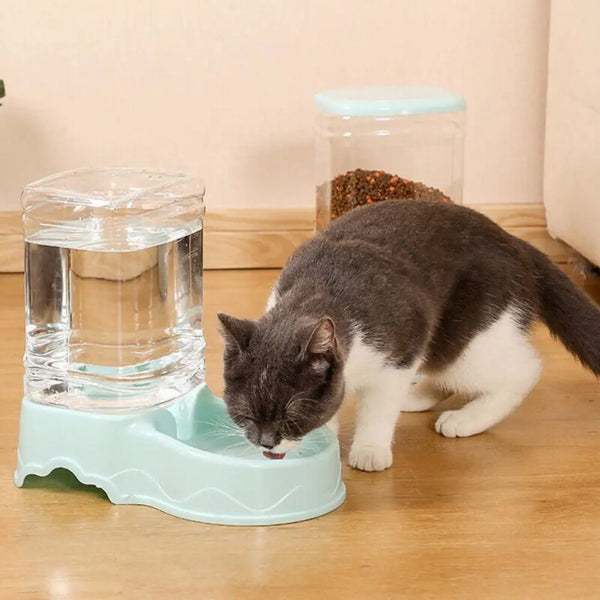 Gravity Pet Feeder & Waterer | Food or Water Dispenser