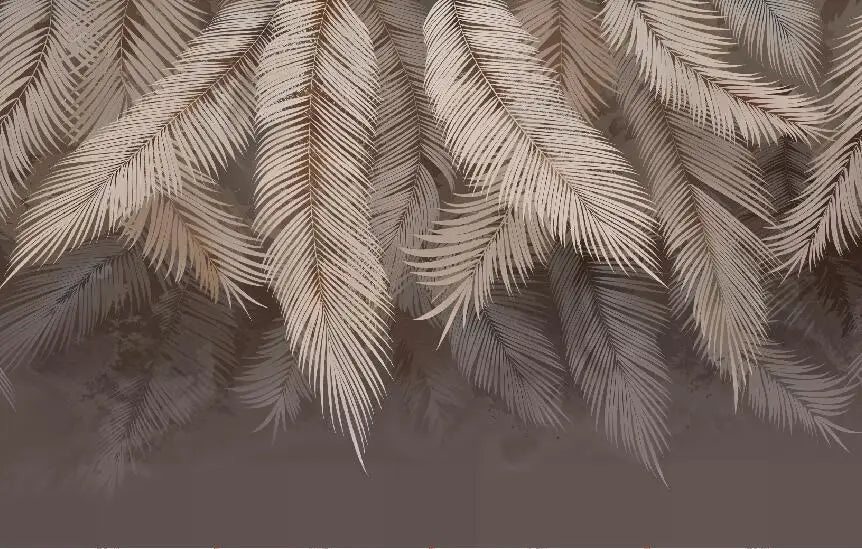 Custom photo wallpaper 3D mural Nordic minimalist luxury feather background wall hotel coffee shop decoration murals wall paper