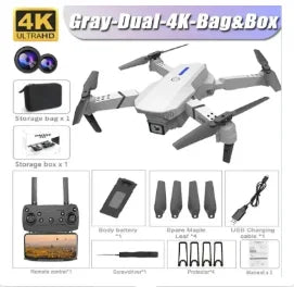 KBDFA E99Pro Drone 8K HD Dual Camera WiFi FPV Quadcopter Obstacle Avoidance Aerial Photography Professional Device