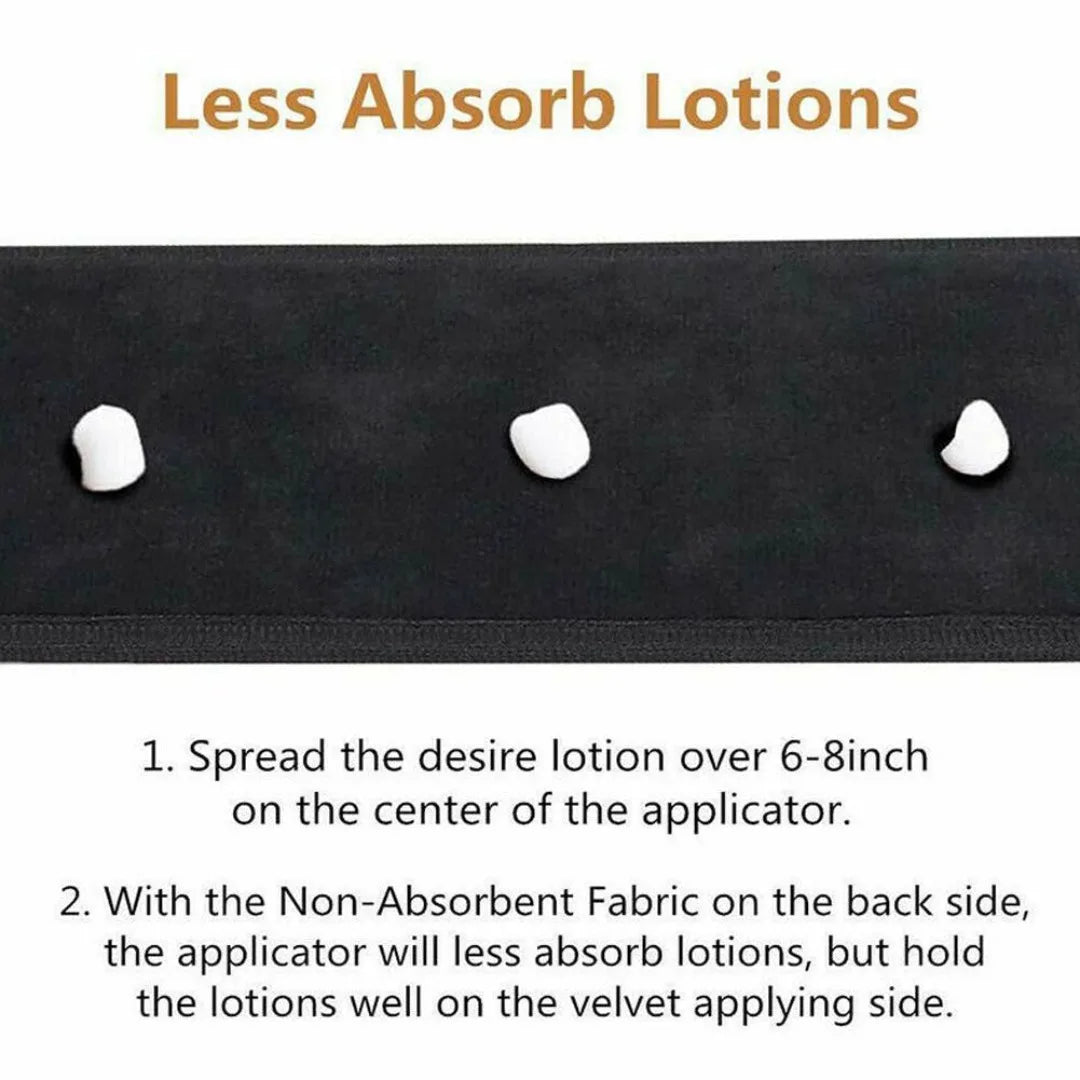 1pc Body Lotion Glove Self-Tanning Mitt Double-Sided Prevents Sticky Hands Applicator Flocking Glove Makeup Applicator Bath Tool