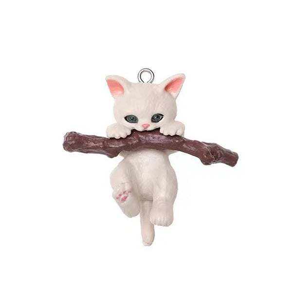 Fish  Floating Cat Figurines Ornament DIY Artificial Aquarium for Fish Play N84C