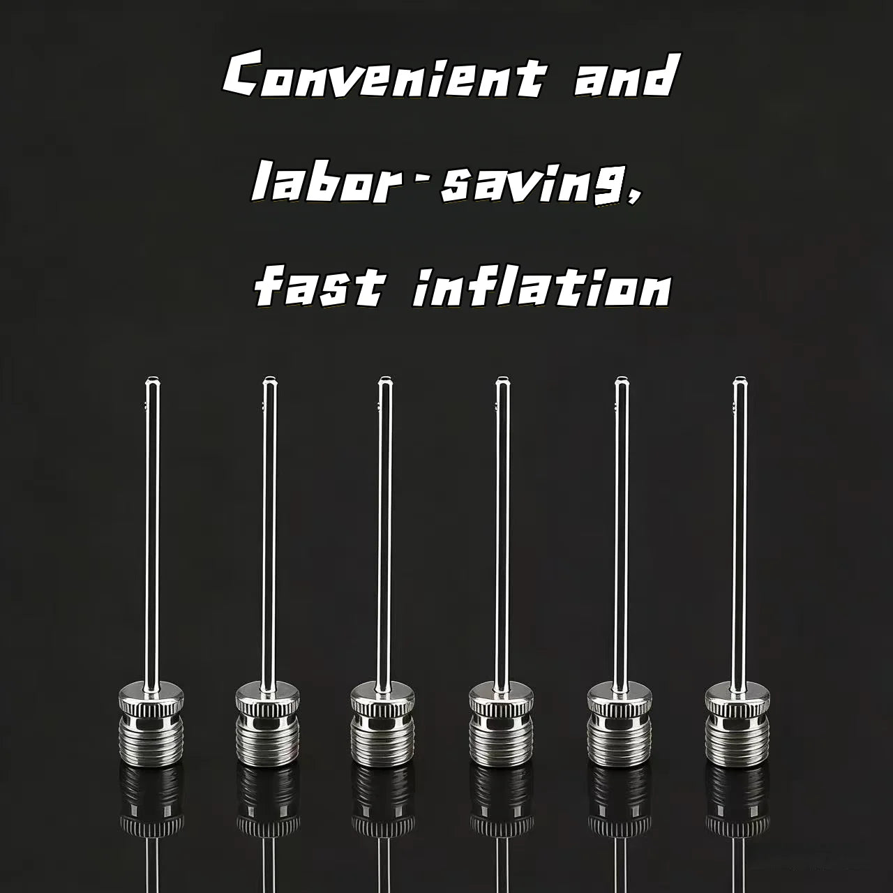 10/20/100Pcs Ball Air Needle Stainless Steel Pump Pin Basketball Inflating Pump Needle Football Inflatable Valve Adaptors Nozzle