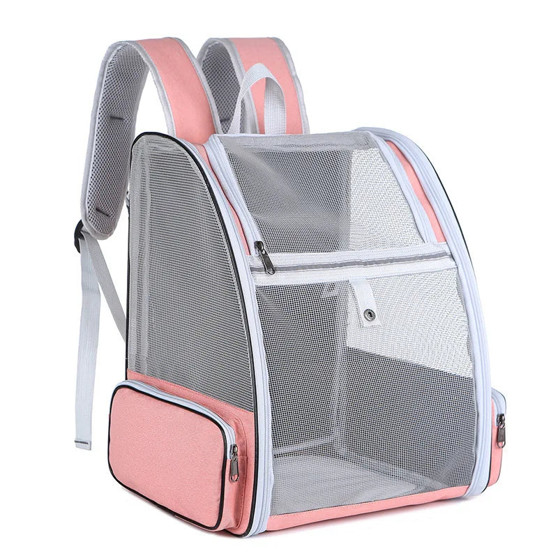 Practical, foldable cross-border pet bag. New style for cats and dogs, portable, breathable, spacious. Portable cat backpack.